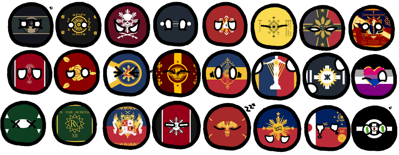 Deviantart Countryballs Countryballs from flags I've made so far by DerrickHearty on DeviantArt