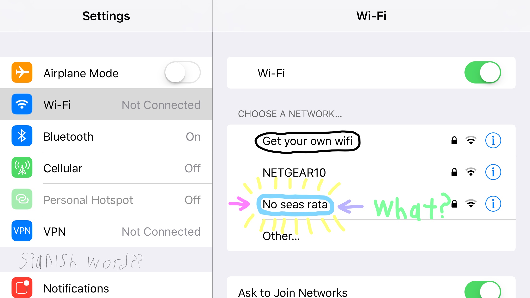 Funny WiFi name #19 [good desc] (I'm Back!!) by theexpertofvideogame on  DeviantArt