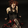 Black gothic doll stock 05