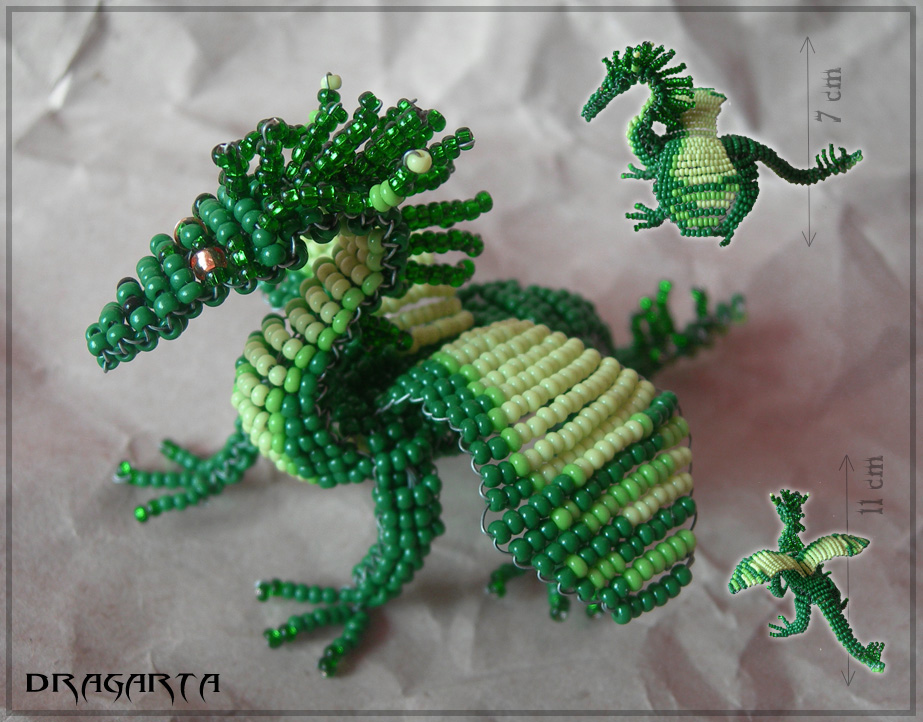 Beaded Grass Dragon