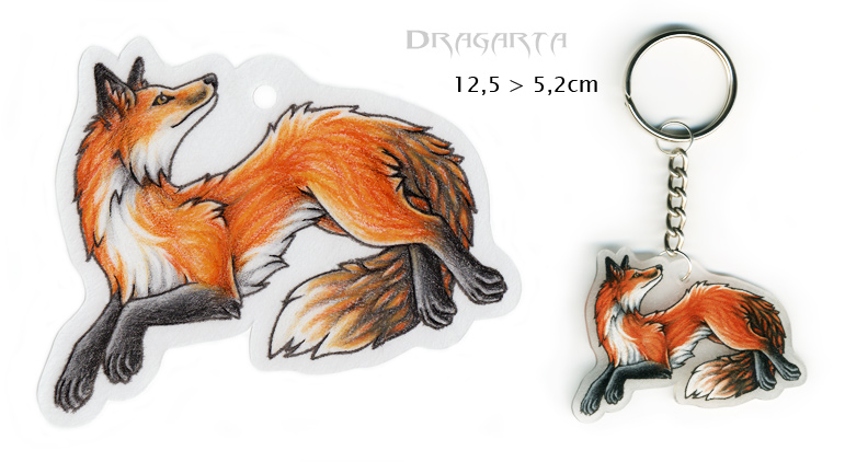 Fox keychain