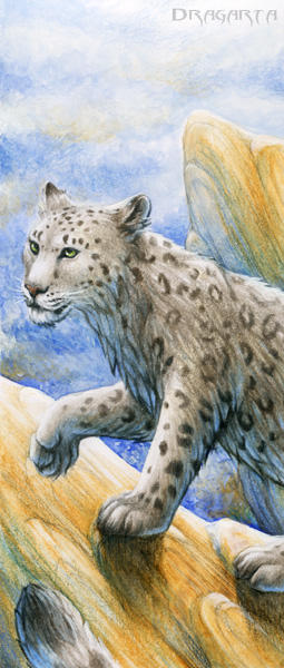 Bookmark - Snow leopard