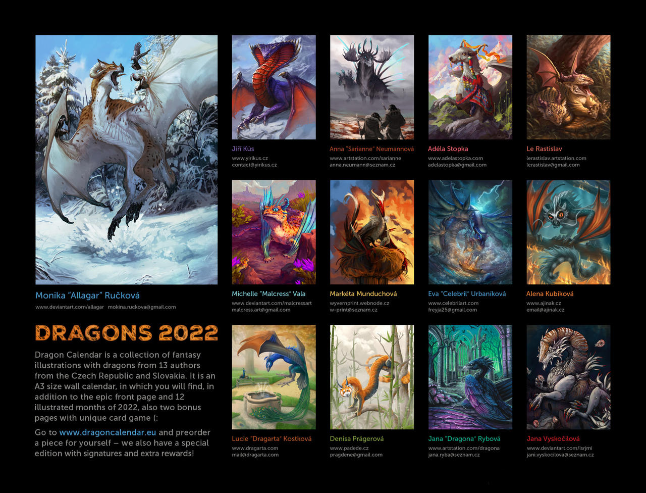 Dragon Calendar 2022 Dragon Calendar:dragons 2022 By Dragarta On Deviantart