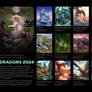 Dragon Calendar: DRAGONS 2024