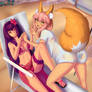 Summer time! Tamamo and Scathach V1
