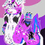 Doggy dragon genderfluid themed