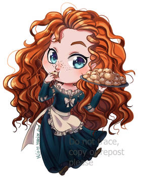 Disney chibi Maid - Merida