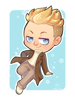 Mini-Chibi OC Winter clothes - Charlie