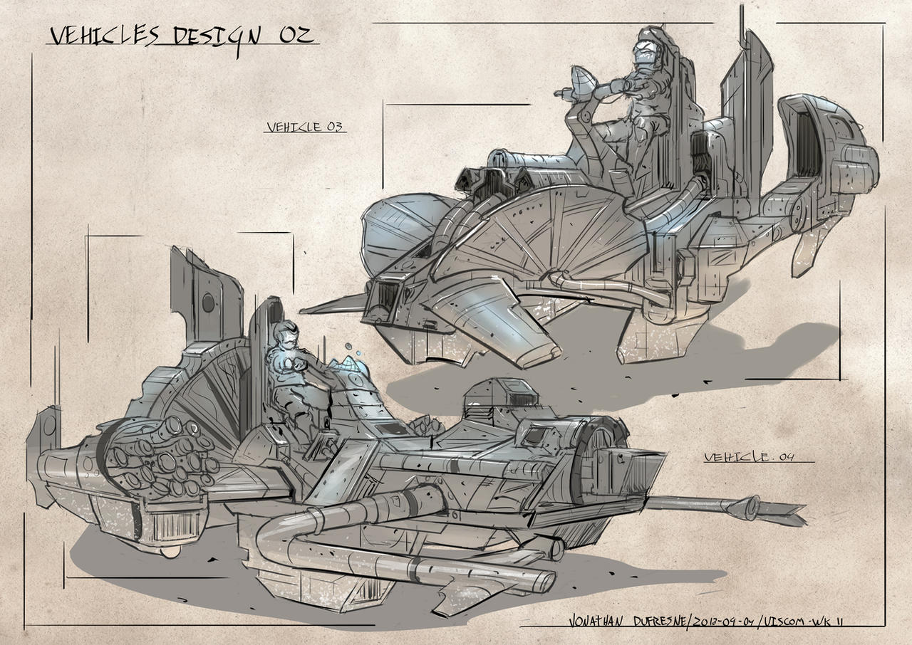 Vehicles Design02 by JonathanDufresne on DeviantArt