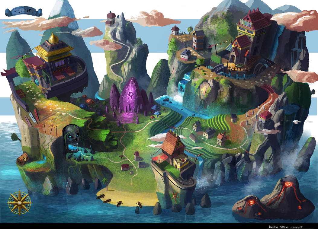 Game Map by JonathanDufresne on DeviantArt