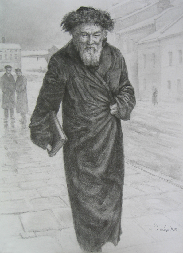 rabbi - preparation sketch