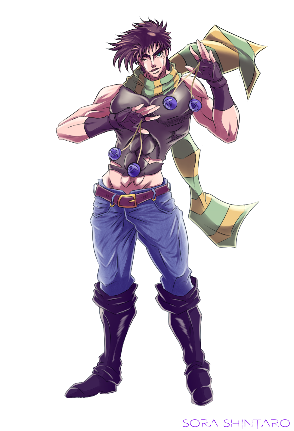 Jojo's Bizarre Adventure : Joseph Joestar Manga Pose (Anime Color) - joseph  joestar post