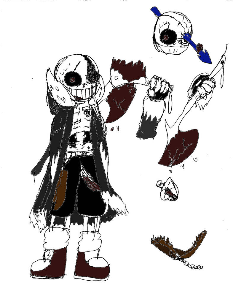 Rusttale sans art by Drixzid on DeviantArt