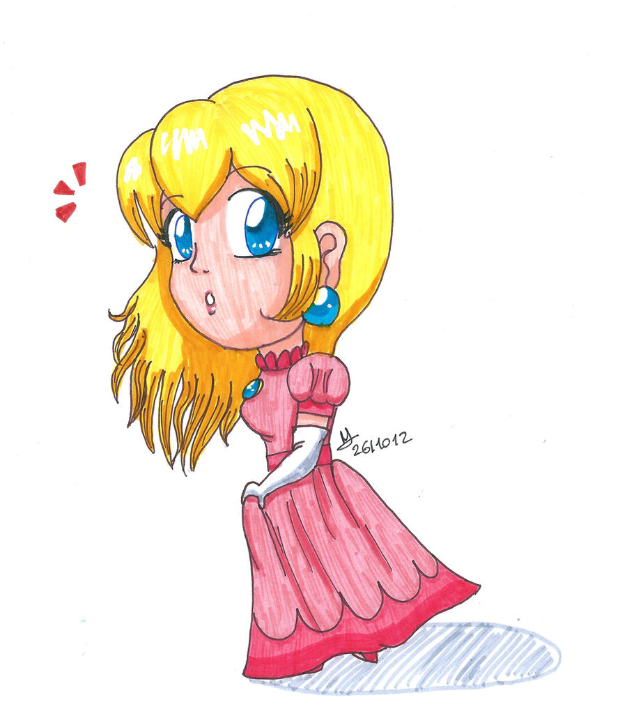 Mario : Chibi Peach running