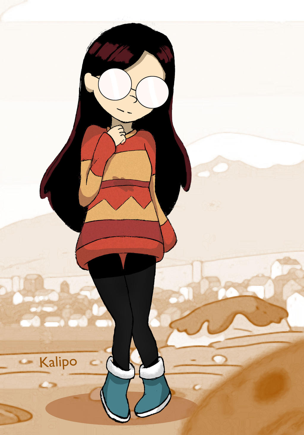 back character Hilda v1 by KalipoArt on DeviantArt