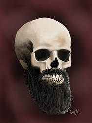 Bearded skull.