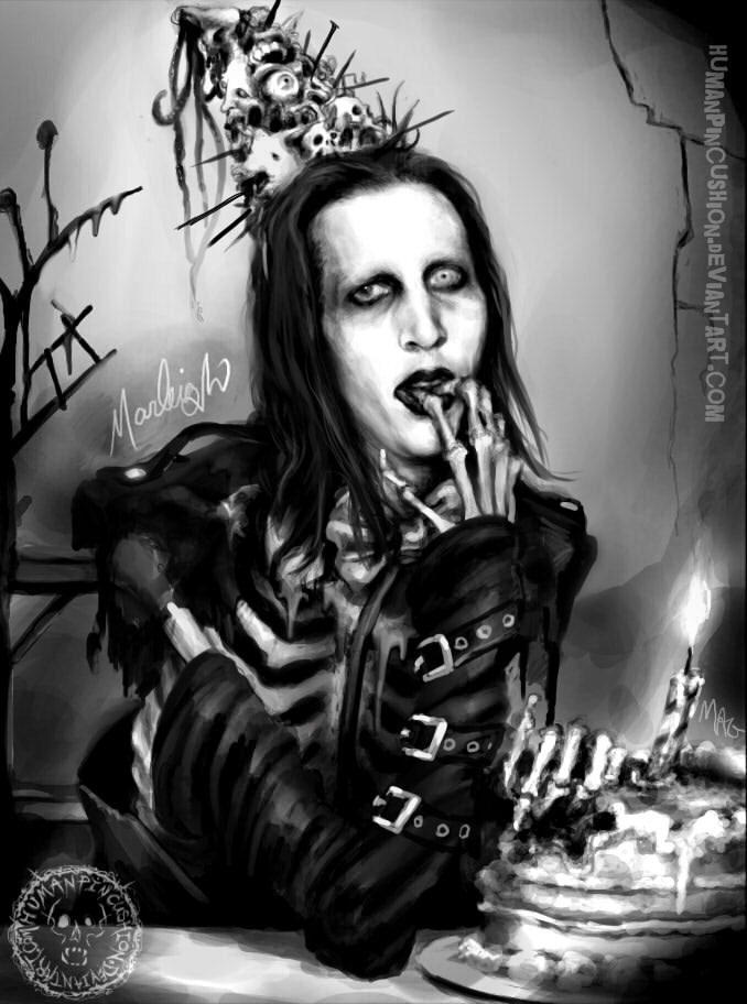 HaPpY BiRtHdAy to Marilyn Manson! by HumanPinCushion on DeviantArt