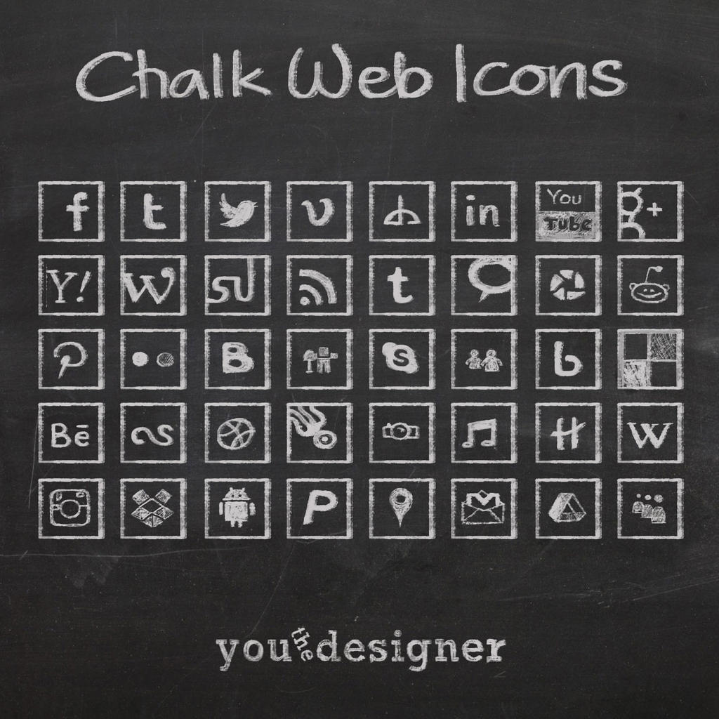 Chalk Web Icons