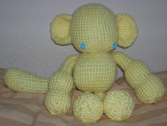 Amigurumi Yellow Monkey Doll