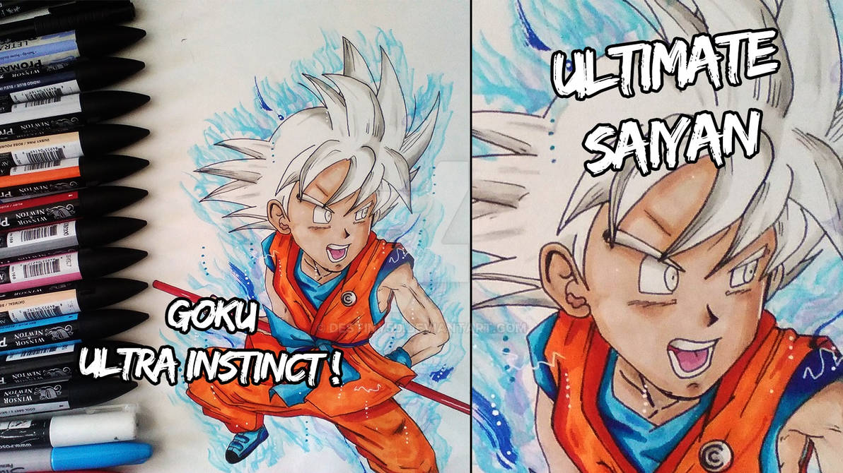 Righi-Draw on X:  Speed Drawing Goku Ultra