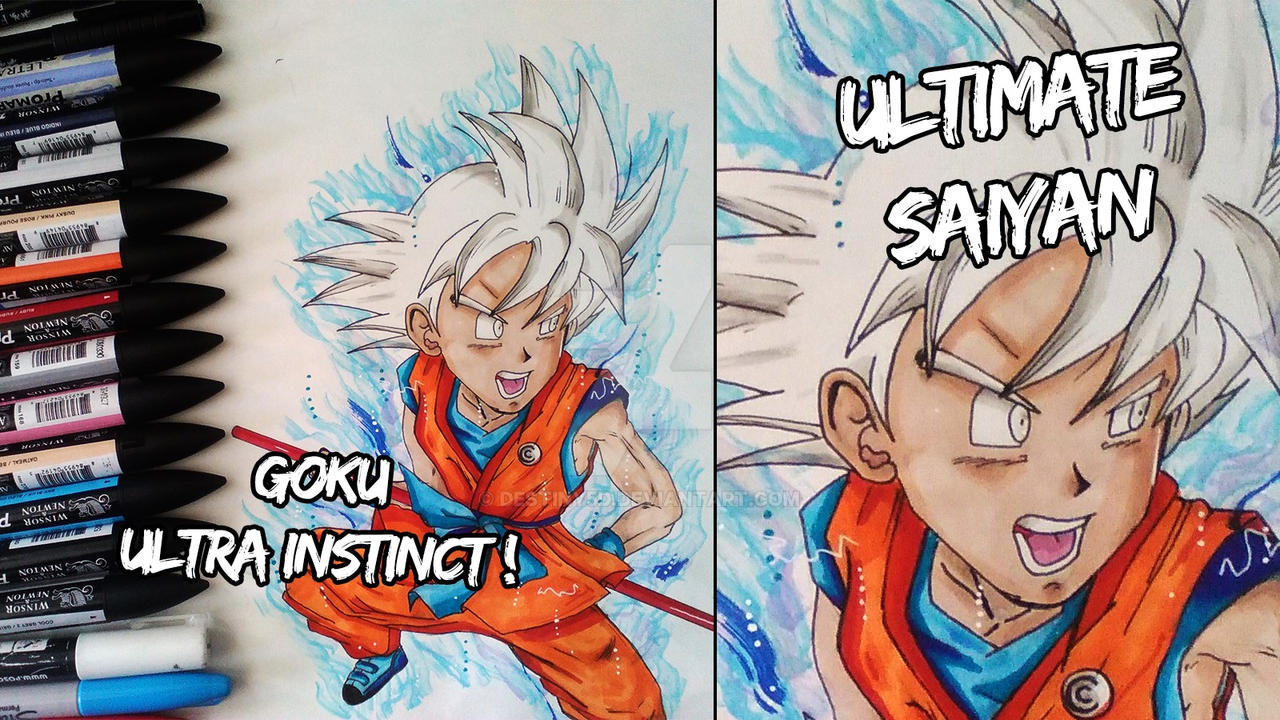 Speed Drawing Goku NEW FORM Ultra Instinct