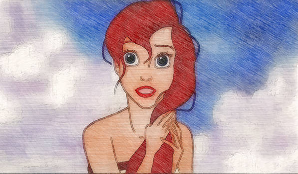 The Little Mermaid _ Coloured Sketch