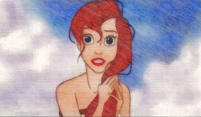 The Little Mermaid _ Coloured Sketch