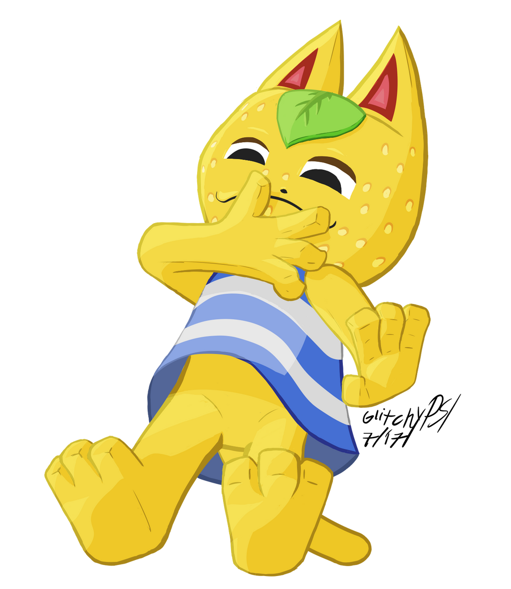Tangy (Animal Crossing, my style) by GlitchyPSIX on DeviantArt