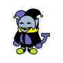 DELTARUNE - Jevil (Paper Mario: Color Splash)