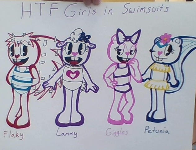 HTF Girls in Swimsuits *NOT DONE* by EmmyJeanBean on DeviantArt