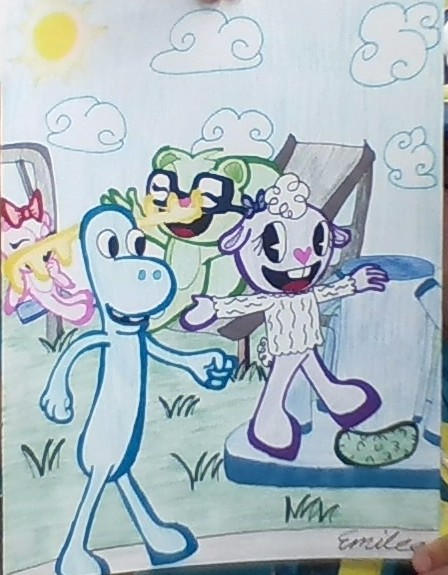 HTF in the Park by EmmyJeanBean on DeviantArt