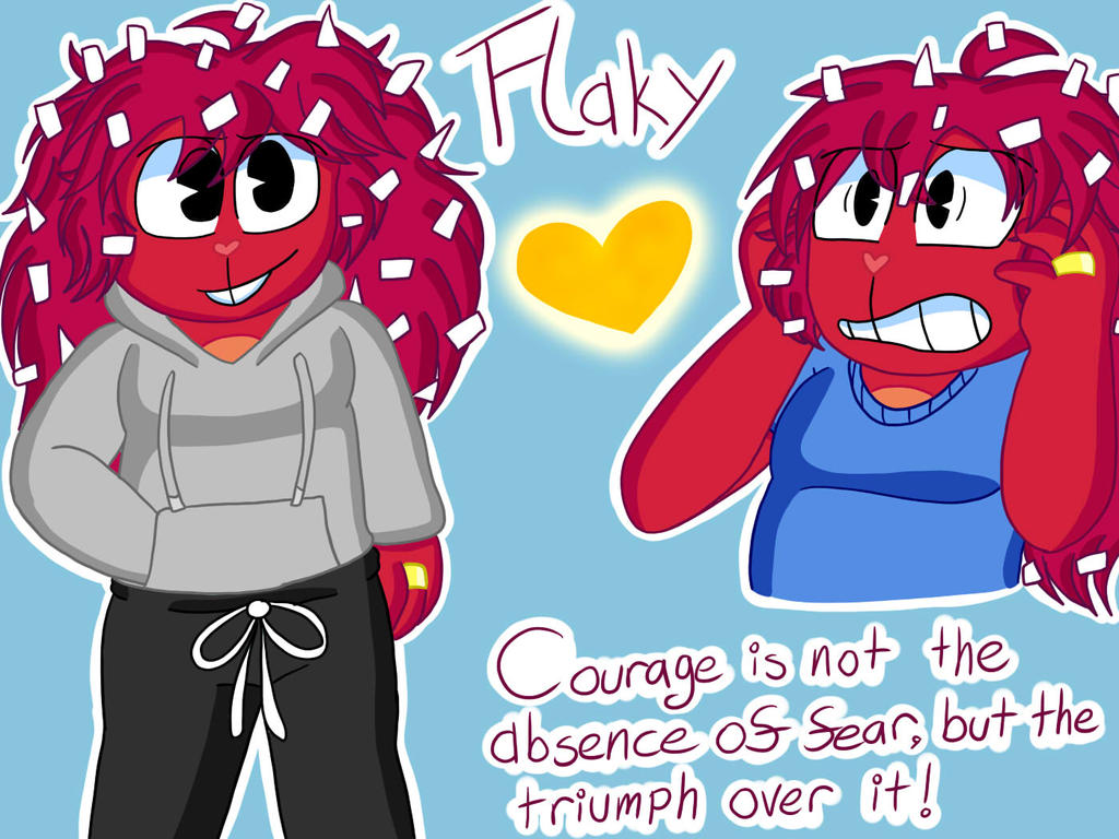 Flaky by EmmyJeanBean on DeviantArt