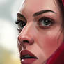 Red Riding Hood (2011) - Valerie portrait detail