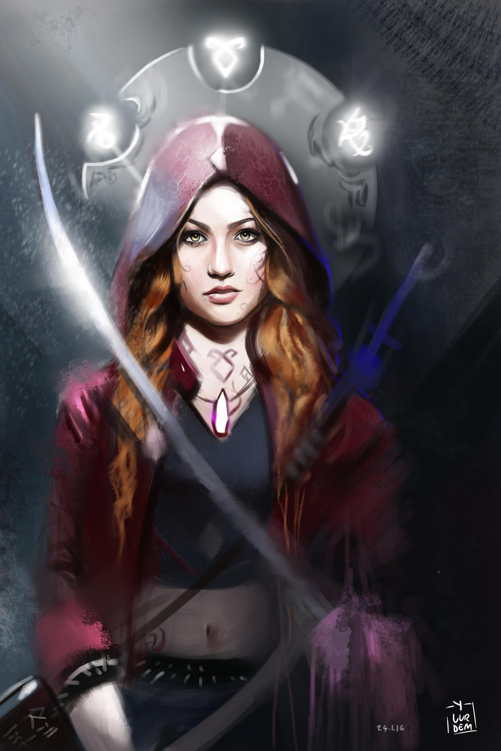 Fan art of emeraude toubia as isabelle for fans of shadowhunters tv show 38...
