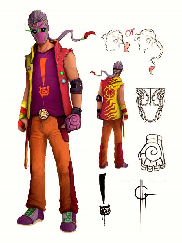 Sunset Overdrive Character Design