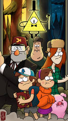 Gravity Falls by thegameworld