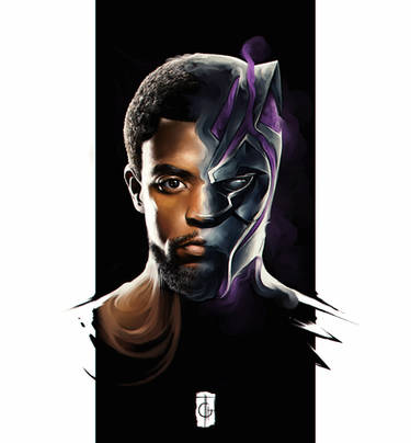 Chadwickboseman/super Hero Wakanda Black Panther Adult Paint & 
