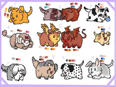 Round puppies adopts (OPEN)