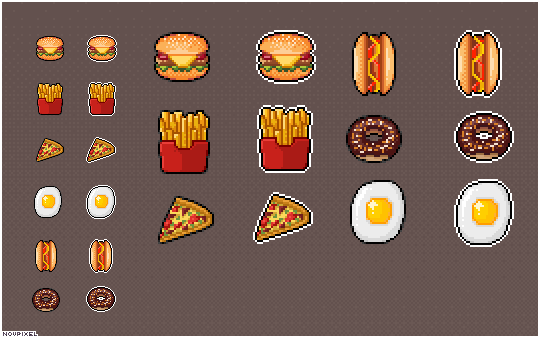 FOOD PIXEL ART ICONS by novpixel on DeviantArt