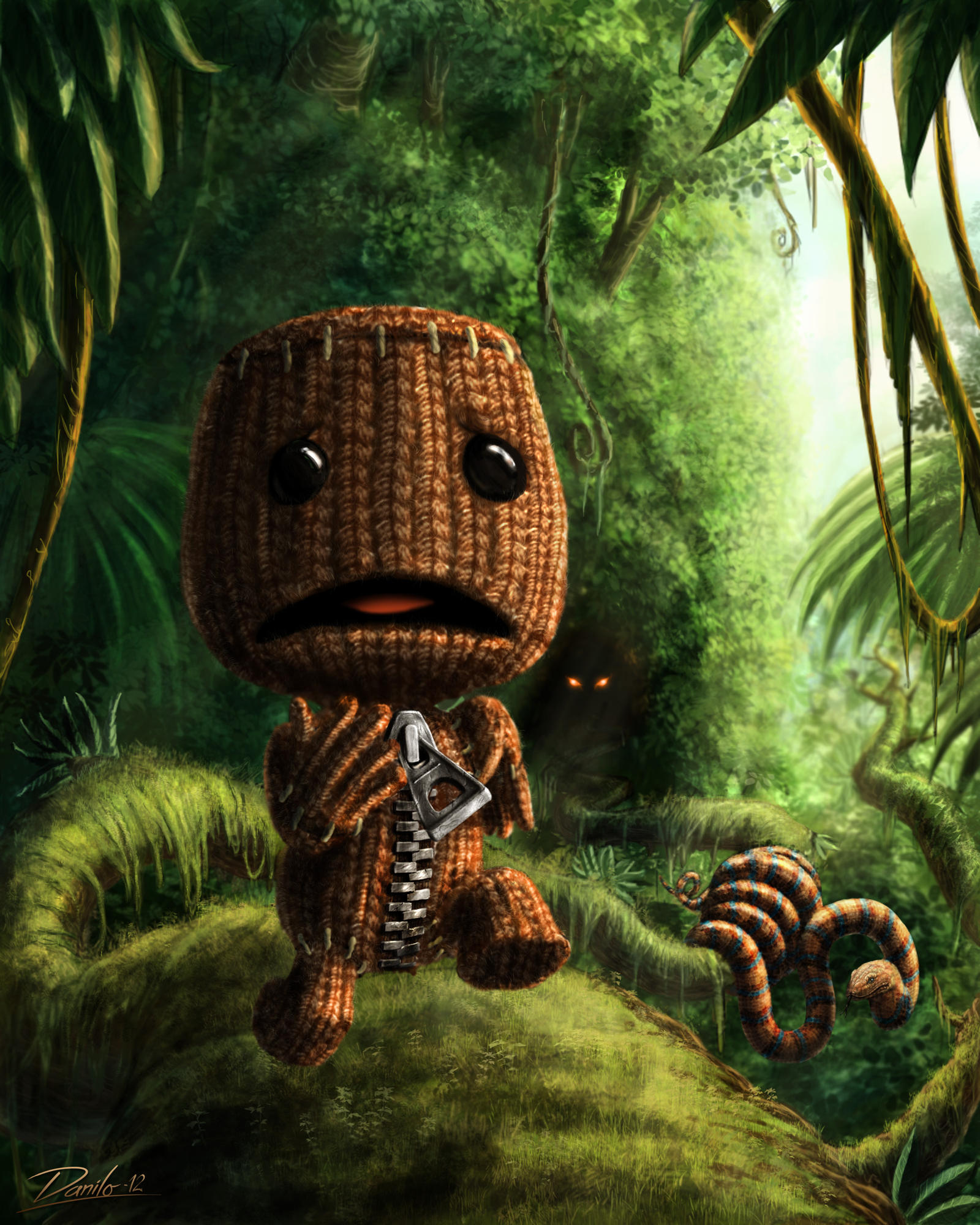 Invincible Sackboy Sackboy on the run by DaniloLatino on DeviantArt
