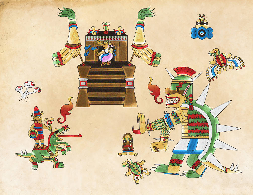 Mario Bros - Aztec Art by labalaenlabiblia on DeviantArt