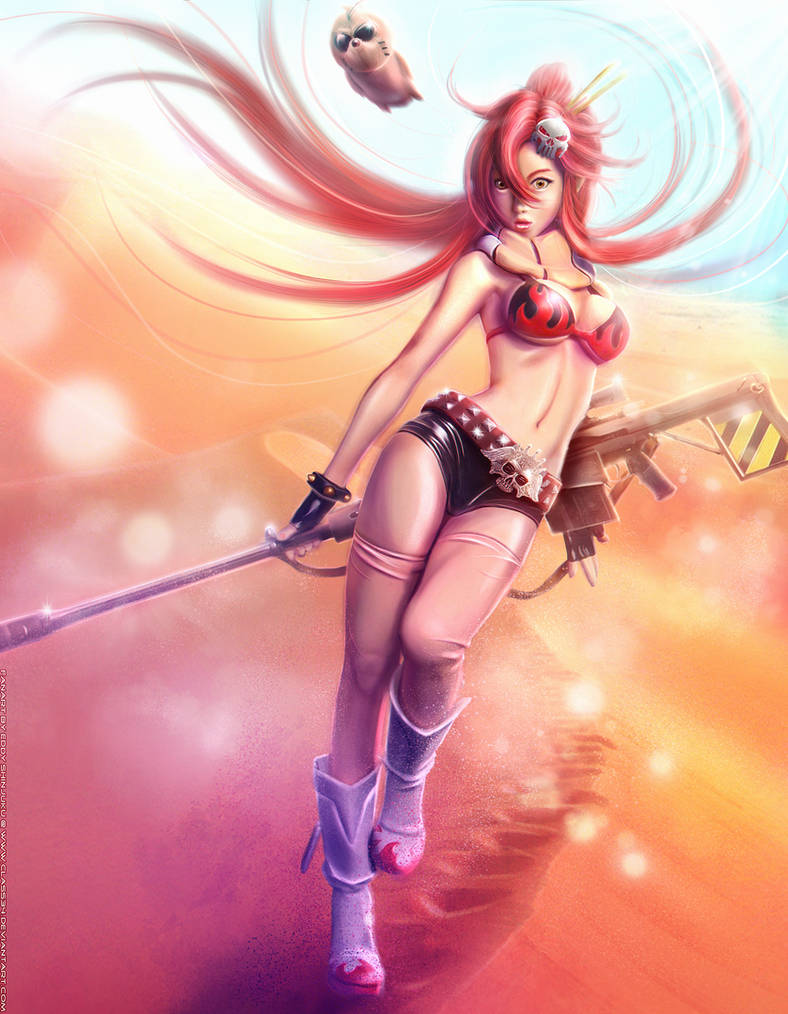 YOKO RITONA: Afternoon Stroll - Gurren Lagann by Eddy-Shinjuku