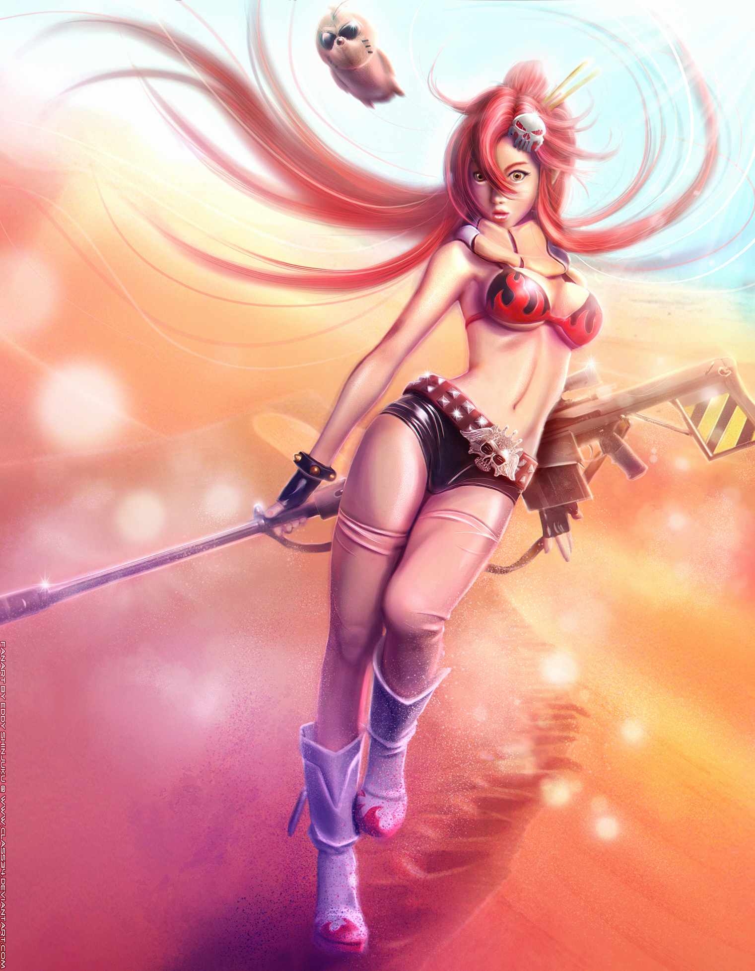 YOKO RITONA: Afternoon Stroll - Gurren Lagann by Eddy-Shinjuku
