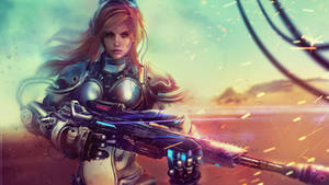 NOVA - STARCRAFT II Wallpaper Art