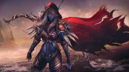 Sylvanas Windrunner - Warcraft Wallpaper Art