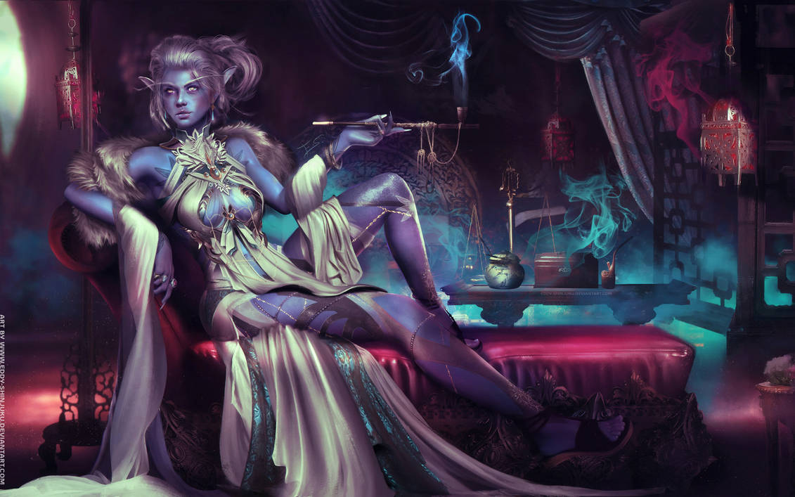 Highbourne Priestess - Warcraft Commission by Eddy-Shinjuku