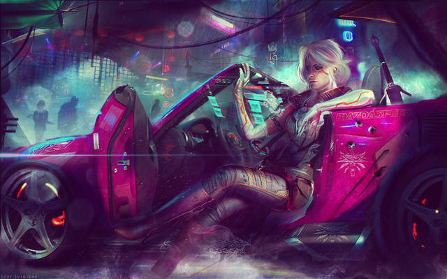 Ciri CYBERPUNK 2077 - 4K UHD Wallpaper