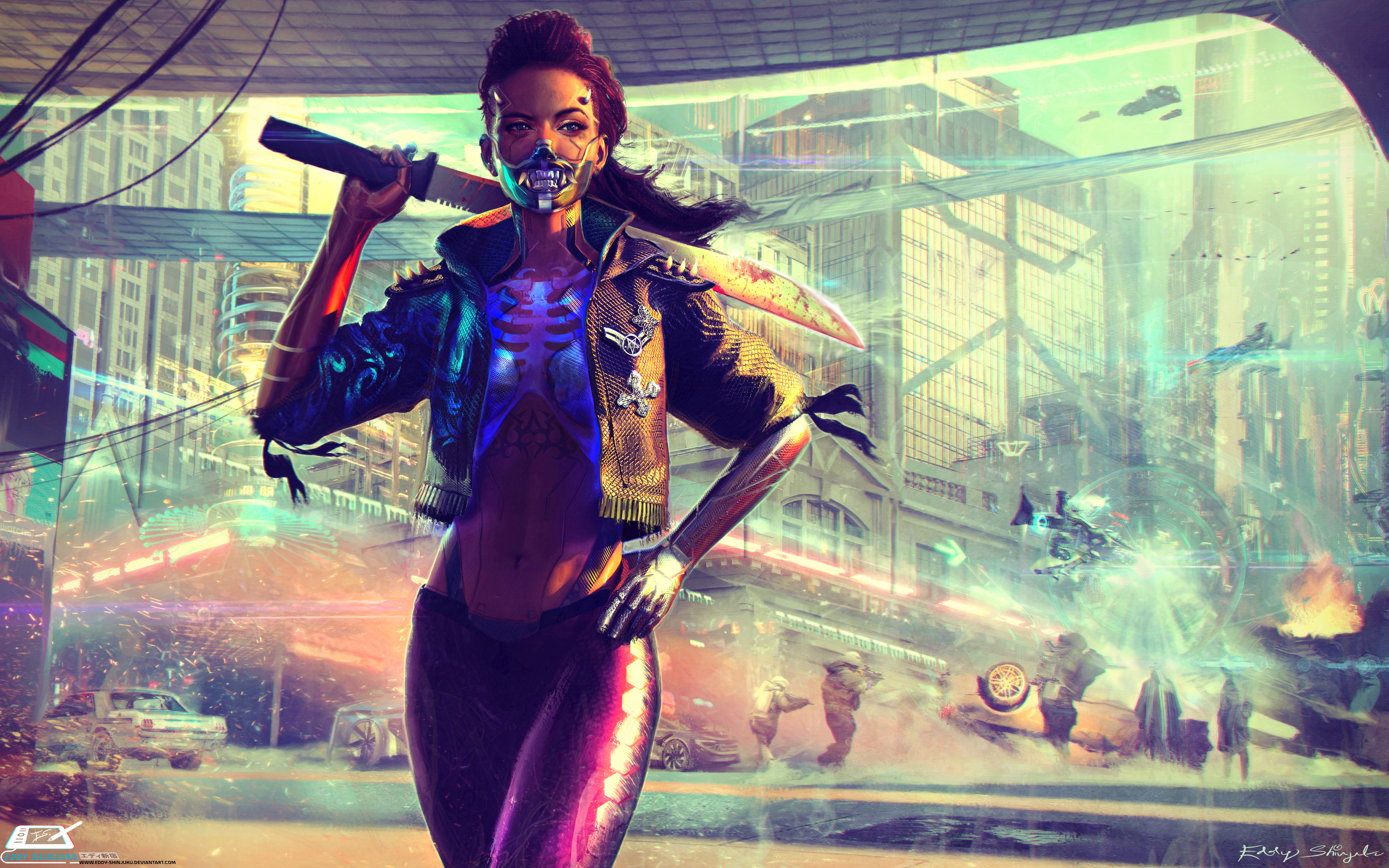 Cyberpunk 2077 wallpaper by KgbUmaru on DeviantArt