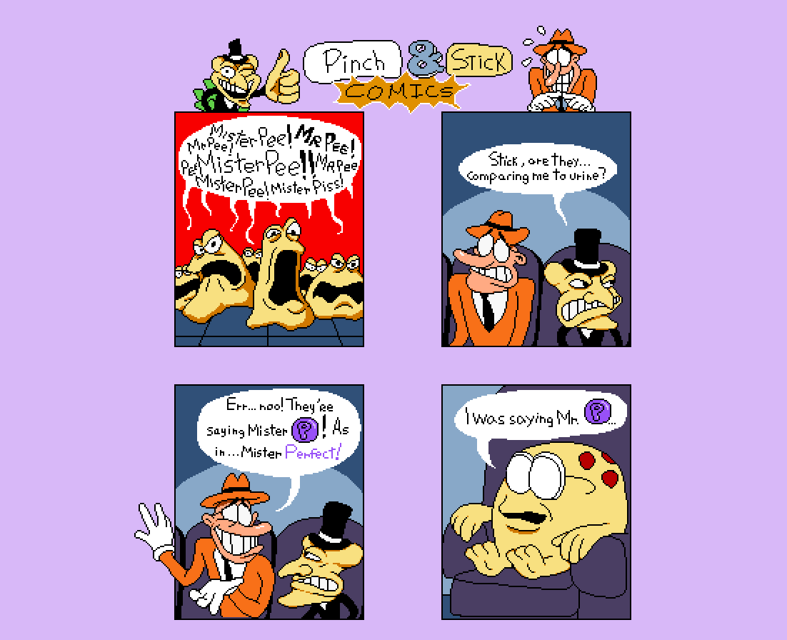 Pinch Comic Text Pizza Tower - Pinch and Stick comic! by Springetter on DeviantArt