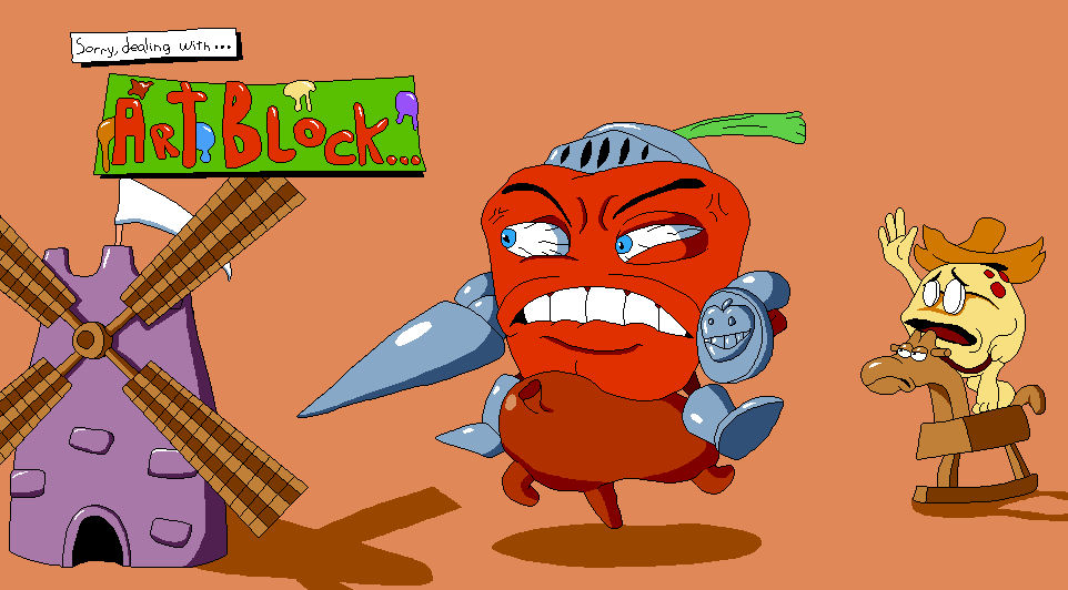 Pepperman Screen Pepperman Art Block screen 1 by Springetter on DeviantArt